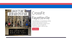 Desktop Screenshot of crossfit-fayetteville.com