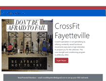 Tablet Screenshot of crossfit-fayetteville.com